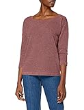 ONLY Damen ONLALBA 3/4 TOP JRS NOOS T-Shirt, Violett (Dry Rose Dry Rose), Medium (Herstellergröße: M)