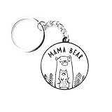 Geschenke für Mama | Mama Bär Schlüsselanhänger | Geschenkideen | Muttertagsgeschenk | Geschenk zur Geburt von Tochter oder Sohn | Mama zukünftige Mutter | Geburtstag W