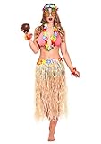 JZK 6 x Hawaii Party Kostüm Set, Hula Rock + Blume Stirnband + 2 Blumen Armband + Halskette Girlande + Ananas Sonnenbrille, Mädchen Frauen Zubehör für Hula Luau Party