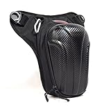 JJWC Motorrad-Topcase Schwanz hinten Sitzbox Racing Beintasche Hartschalen-Motorrad-Beutel Hüfttasche Tankrucksack Motorradzubehör (Color : Black, Size : One Size)