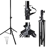StilBest® Dreibein Sat-Stativ Aluminium 1,6m Ø40mm | Antennenstativ für Camping Balkon oder Urlaub