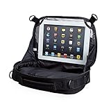 USA Gear Kopfstütze Tablet Mount Case mit abnehmbarem Schultergurt, Aufbewahrungstasche und langlebigem S