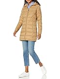 Amazon Essentials Damen-Daunenjacke, leicht, wasserabweisend, verstaubar, camel, XXL