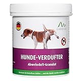 Gardigo Hundeabwehr Granulat für Haus, Garten, Garage und Grundstück | Hundeschreck mit Duftstoff | Alternative zu Hundespray oder Tierabwehr mit U