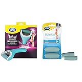 Scholl Velvet Smooth elektrischer Hornhautentferner Pro – 1 Gerät + Ladestation & Expert Care Wet & Dry Ersatzrollen Stark – Nachfüller für die elektrischen Hornhautentferner von Scholl – 2 R