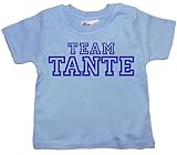 Dirty Fingers, Team Tante, Baby T-Shirt, 0-6m, Hellb