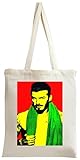 David Beckham Colourful Illustration Tote Bag