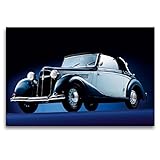 CALVENDO Premium Textil-Leinwand 120 x 80 cm Quer-Format Adler Trumpf Junior - Bj. 1938, Leinwanddruck von W