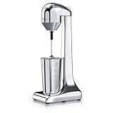 Arendo - Drink Mixer - Eiweiß Shaker - Getränkemixer - elektrischer Standmixer - 500 ml Becher - 22.000 U min - 2 Geschwindigkeitsstufen - Fitness Protein Drinks Smoothies Milchshakes Cock