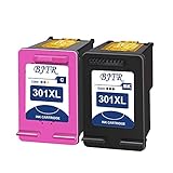 BJTR Wiederaufbereitet Tintenpatrone als Ersatz für HP 301XL HP 301 für DeskJet 1000 1050 2050 2050A 2540 3000 3050 3050A 3510 für Envy 4500 4502 5530 für OfficeJet 2620 4630 4632 (1 Schwarz, 1 Farbe)