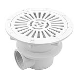 Salangae Bodenablauf, Hauptabdeckung, Abdeckung für Pool, Boden, 3,5 cm (1,5 Zoll), Aquarium, einfach zu installieren, für Pools mit T
