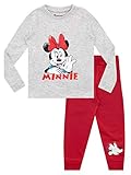 Disney Mädchen Minnie Mouse Schlafanzug Slim Fit Rot 98