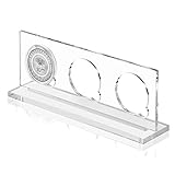 PolymerRing Acryl Präsentationsbox für 3 x 10 Euro Münze mit Kapsel für „In der Luft 2019, An Land 2020' und alle Münzen der Serie „Luft beweg
