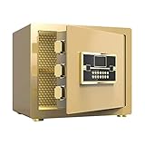 Sicherheitsboxen für Zuhause, Sicherheitssafe, Safes Safe Box Achteckiger Schlossriegel + Anti-Diebstahl-System Schranktresore für Ausweispapiere, A4-Dokumente, Laptop-Computer, Juwelen 38 * 32 * 30