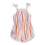 LROSEY Neugeborenes Baby Mädchen Wildblumen Bodysuit Rüschen Ärmel Sommer Sommerhose Strampler Overall einteilig Kleidung Sommer O