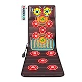 XYSC Massagematte mit Wärmefunktion,Mit 3 Heizstufen, 9 Intensitätsstufen und 9 Modi zur Auswahl elektrisches Ganzkörpermassagegerät zur Entlastung von Nacken, Rücken, Taille, B