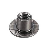 sourcing map 30pcs M10x25x1,6mm T Mutter Kohlenstoffstahl T Mutter Befestigungsmaterial Montagebefestiger Durchgangsloch Flanscheinsatz Innengew