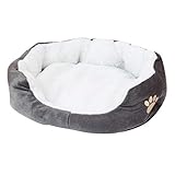 Yowablo Hundebett Tierbett Haustierbett Katzensofa Haustierkorb Hundecouch Haustier Schlafsack Katze Schlafsäcke Haustier Haus Katzenhaus Haustierhöhle Katze Matte (50 * 40cm,1- Grau)