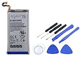 2in1-SET Akku für Samsung Galaxy S8 | Li-Ion Ersatzakku mit 3000mAh inklusive Werkzeug S