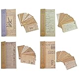 240 Stück Vintage Scrapbooking Supplies Aufkleber, Vintage Journaling Scrapbook Papier Supplies Ästhetische Aufkleber für Journaling, Antik Scrapbook Dekorative Aufkleber Decoupage Bürob