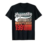 30. Geburtstag Mann 30 Jahre Legendär seit September 1991 T-S