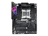 ASUS ROG Strix X299-E Gaming II Mainboard Sockel Intel LGA 2066 (ATX, WiFi6, 2,5-Gbit/s-LAN, USB 3.2 Gen 2, SATA, drei M.2, OLED, Aura-Sync-RGB-Beleuchtung)