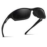 Occffy Polarisierte Sportbrille Sonnenbrille Fahrradbrille mit UV400 Schutz für Herren Autofahren Laufen Radfahren Angeln Golf TR90