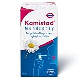 Kamistad Mundspray - beruhigendes Spray bei einem gestressten Mund- und Rachenraum - zur gezielten Pflege schwer zugänglicher Stellen - 1 x 20