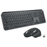 Logitech MX Keys for Business Beleuchtete kabellose Tastatur + MX Master 3 kabellose Maus for Business, Windows/Mac/Linux Logi Bolt USB -Empfänger, Bluetooth, Tracking auf jeder Oberfläche - QWERTZ DE