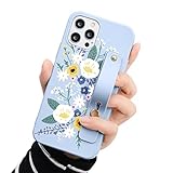 Eouine - Armband Hülle für Samsung Galaxy A50 / A50s / A30s 6,4 Zoll (16,3 cm), weiche lila Silikon Handyhülle mit Muster & Handschlaufe, Kickstand Slim Stoßfest Anti-Scratch Bumper Cover C