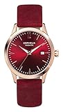 Orphelia Fashion Damen-Armbanduhr Suede Analog Quarz mit Leder Armb