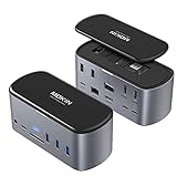 Dockingstation, 18-in-1 USB C Dockingstation Dual Monitor mit 4K Triple HDMI+Quadruple Display+Ethernet+5USB,+SD/TF+USB C PD+Datenport+Audio/Mic für Dell XPS 13/15/Surface Pro 7 Go/MacBook Pro/