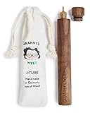 Grannys Premium Joint-Hülle aus Holz | 14 cm | MADE IN GERMANY | Joint Tube geruchsdicht | Transport Case in Walnuss | Handmade | Für Zigaretten & B