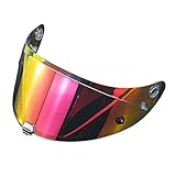 Blesiya Motorrad Helm Visier Objektiv UV Schutz Volle Gesicht für HJ-26 RPHA11 RPHA70 Länge von Dieser Helm objektiv ist 25cm und breite ist 15cm, höhe ist - R