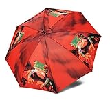 doppler Regenschirm Taschenschirm Frosch Art Collection Auf-Zu Automatik