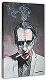 TBDY Marilyn Manson Rock Band Sänger Leinwand Poster Wandkunst Dekor Bild Gemälde für Wohnzimmer Schlafzimmer Dekoration ungerahmt (08x12inch(20x30cm))
