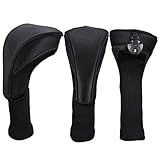 DaysAgo Schlägerhauben für Schläger, Schläger 1, 3, 5, Fairway-Hölzer, passend für alle Fairway- und Driver Schläger, 3 Stück