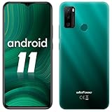 Ulefone Note 10 4G Smartphone - Android 11 Handy ohne Vertrag Octa-Core 2+32GB(auf 128GB erweitern) 6,52-Zoll-Bildschirm 8+2+2MP Hauptkameras Gesichtsentsperrung/Fingerabdruck-ID/OTG (Grün)