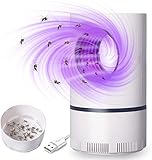 Waczecr Insektenvernichter Elektrisch Mückenlampe USB Mückenfalle Moskito Killer UV-Licht Mückenschutz Insektenlampe Ungiftig Keine Strahlung für Innen und Außeneinsatz MEHRWEG