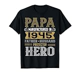 Herren Geschenk zum 75. Geburtstag Papa 1945 Vater Ehemann Beschützer Held T-S