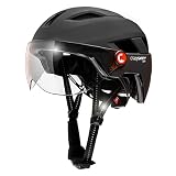 E-Bike fahrradhelm mit visir (Schwarz, M/L)