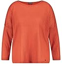 Samoon Damen Langarmshirt mit Glitzer-Effekt leger Shirt Große Größ