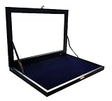 VITRINE für 100 Pins Ánstecknadeln schwarz Holzrahmen 5810 NEU 10240