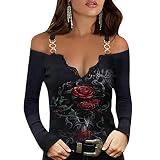 Generally pulunder Pullover Damen Tshirt Oversize Damen Bluse Damen Sommer Frauen Hemd Blumen Tshirt weiß Oberteil Damen Oberteile blusen & Tuniken für Damen Long Sweatjacke Damen Damen Herb