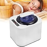YJF-MRY 2L Sauna Dampfgenerator Saunatopf Saunadampfer Mit Fernbedienung, Für Dampfsauna Holzfässer Großer Dampf, Ersatzdampfer Für Dampfsaunabox