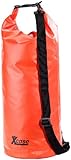 Xcase Wasserdichter Rucksack: Wasserdichter Packsack 25 Liter, rot (Schwimmender Seesack)