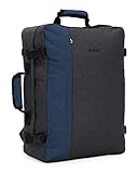 blnbag M3 – Cabin Size Backpack, Ryanair Handgepäck Rucksack, Reiserucksack mit Laptopfach 17 Zoll, bequemes Packen wie Koffer, 35 L