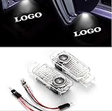 Byoology 2X Led Door Light Willkommen Projektor Cree LED Einstiegsbeleuchtung （für AUDI） (Audi Sport)