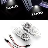 Byoology 2X Led Door Light Willkommen Projektor Cree LED Einstiegsbeleuchtung （für AUDI） (Audi Sport)