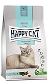 Happy Cat 70607 - Sensitive Schonkost Niere - nierenschonendes Katzen-Trockenfutter mit Geflügel - 1,3 kg I